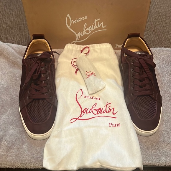 Christian Louboutin Other - Authentic Christian Louboutin Mesh/Suede Rantulow Orlato Flat Sneakers, 9.5